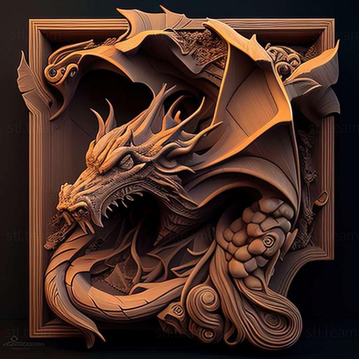 3D модель Игра Логово драконов (STL)